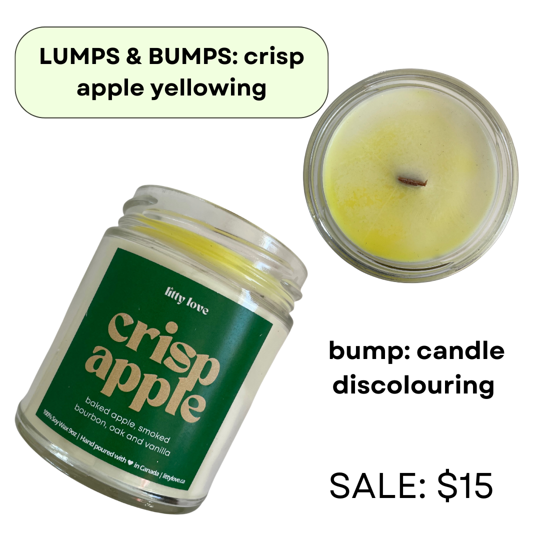 Crisp apple lumps & bumps