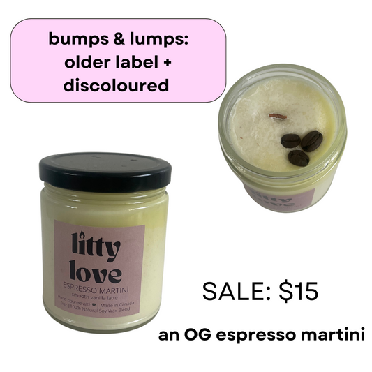 Espresso martini - coloured bumps