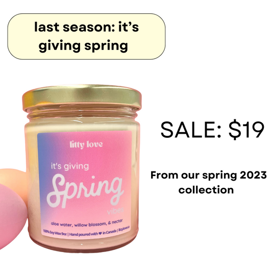 It’s giving spring -last season