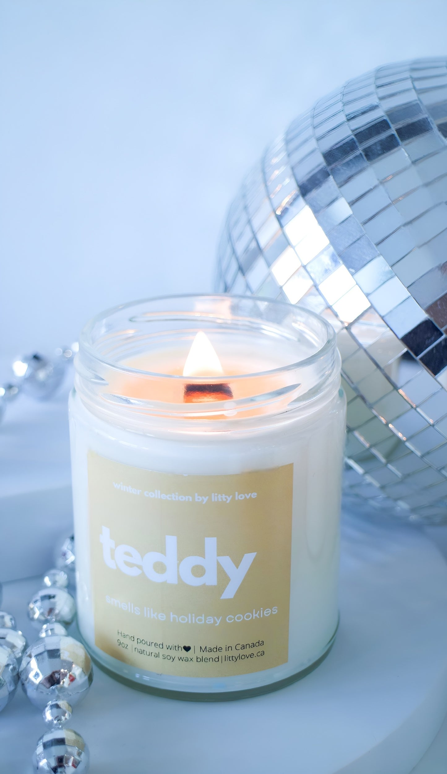 Teddy - 9oz holiday cookies candle