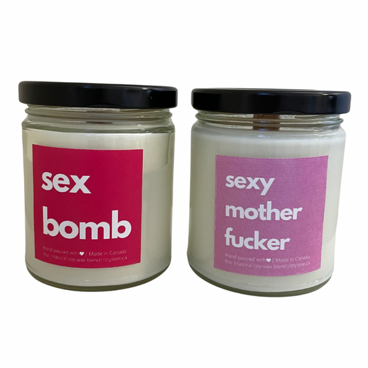 Sexy candles (sex bomb or sexy mother f**ker)