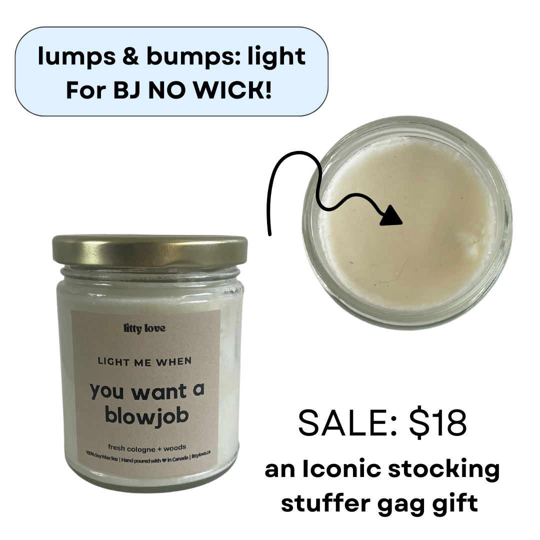 LIGHT FOR A BJ - NO WICK , gag gift